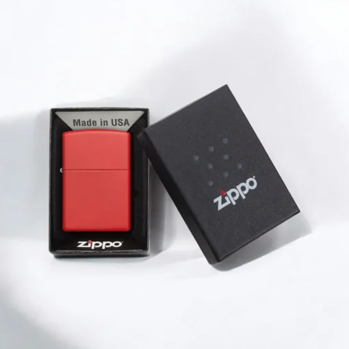 ZIPPO® Red Matte Lighter with Box 233