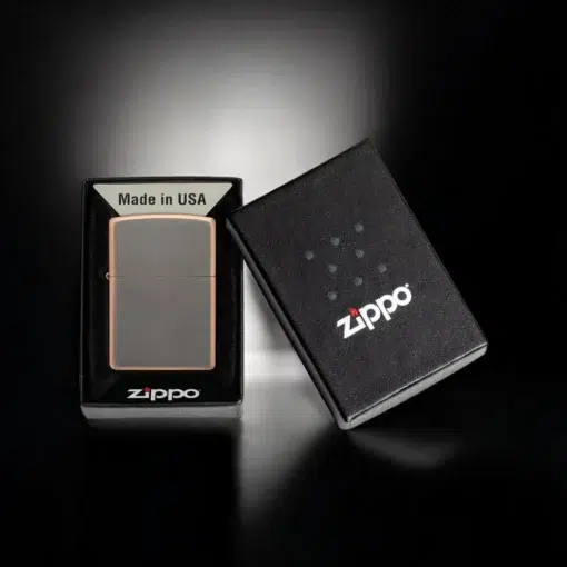 ZIPPO® Rustic Bronze Color with Box 49839