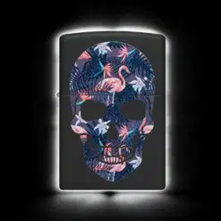 ZIPPO® Skull Flamingo Pattern Lighter 49771