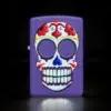 ZIPPO® Sugar Skull Purple Lighter 49859
