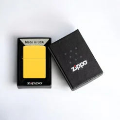 ZIPPO® Sunflower Yellow Matte Lighter with Box 46019
