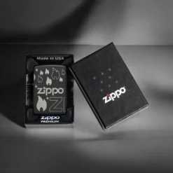 ZIPPO® Surrounded by Flames Design with Box 48908