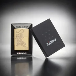 ZIPPO® Tattoo Tiger Design Lighter with Box 29884
