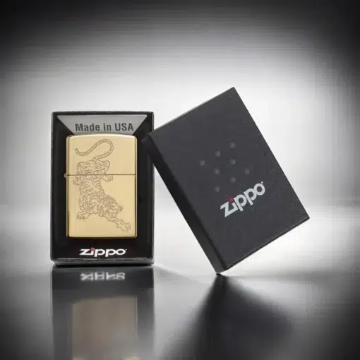 ZIPPO® Tattoo Tiger Design Lighter with Box 29884