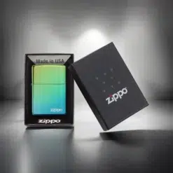 ZIPPO® Teal Gradient High Polish with Box 49191ZL