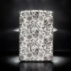 ZIPPO® Thousands of Skulls Lighter with Box 49458