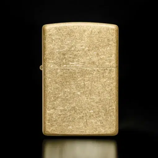 ZIPPO® Tumbled Brass Finish 49477