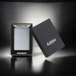 ZIPPO® Vintage Brushed Chrome with Box 230