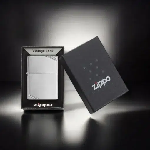 ZIPPO® Vintage High Polish Chrome with Box 260
