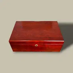 Glossy Brown Cigar Humidor 218L-BR Top