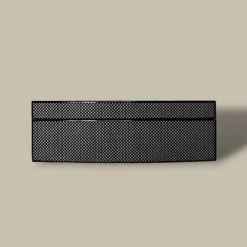 Carbon Fiber Humidor with Digital Hygrometer – Front