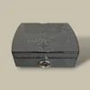 Gloss Carbon Fiber Humidor – Top View – 25 Cigars