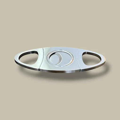 Stainless Cigar Cutter – Closed View – Gift Set