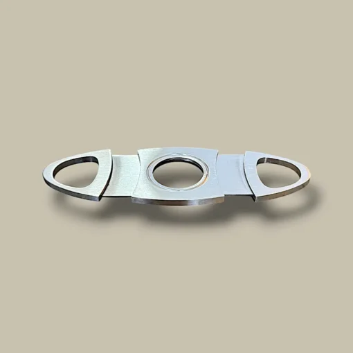 Open Cigar Cutter – Double Blade – Stainless Steel