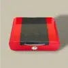 Top View – Carbon Fiber and Red Cigar Humidor