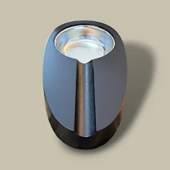 Black Wood and Metal Cigar Ashtray – One Cigar