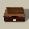 Cigar Humidor with High Gloss Finish – Top Angle