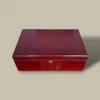 Cherry Wood Humidor – Top View – 75 Cigars