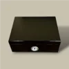 Humidor with Glossy Black Lid – Top View – HM-215L-BK