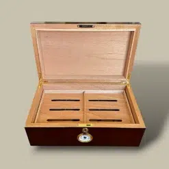 Open Cherry Cigar Humidor with Tray – HM-213L-CH