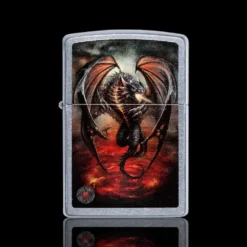 ZIPPO® Anne Stokes Dragon Lighter – Front View