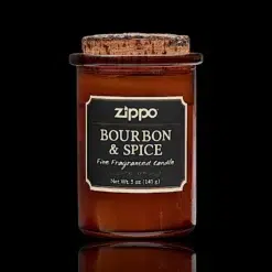 ZIPPO® Bourbon & Spice Candle – Sealed Jar Front