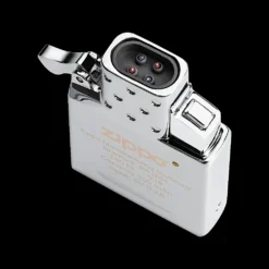 ZIPPO® Arc Insert Chrome – Front With Logo and Specs