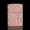 ZIPPO® Geometric Diamond Lighter – Rose Gold Front View