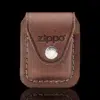 ZIPPO® Leather Lighter Pouch with Clip – Front View