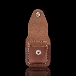 ZIPPO® Leather Lighter Pouch – Open View