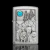 ZIPPO® Moon Guiding Wolves Lighter – Front View