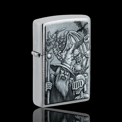 ZIPPO® Fantasy Lighter – Side View – Mystical Beings