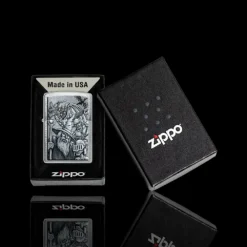 ZIPPO® Fantasy Lighter in Gift Box – Wizard & Dragon Design