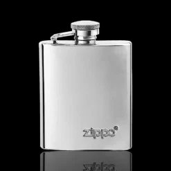 ZIPPO® Stainless Steel Flask – 3 oz Capacity with Logo