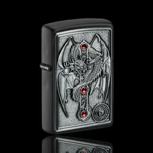 ZIPPO® Anne Stokes Dragon Lighter – Side Angle